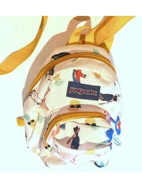 Rare JanSport Quarter Pint Tropical Mini Backpack Crossbody Marked Sample